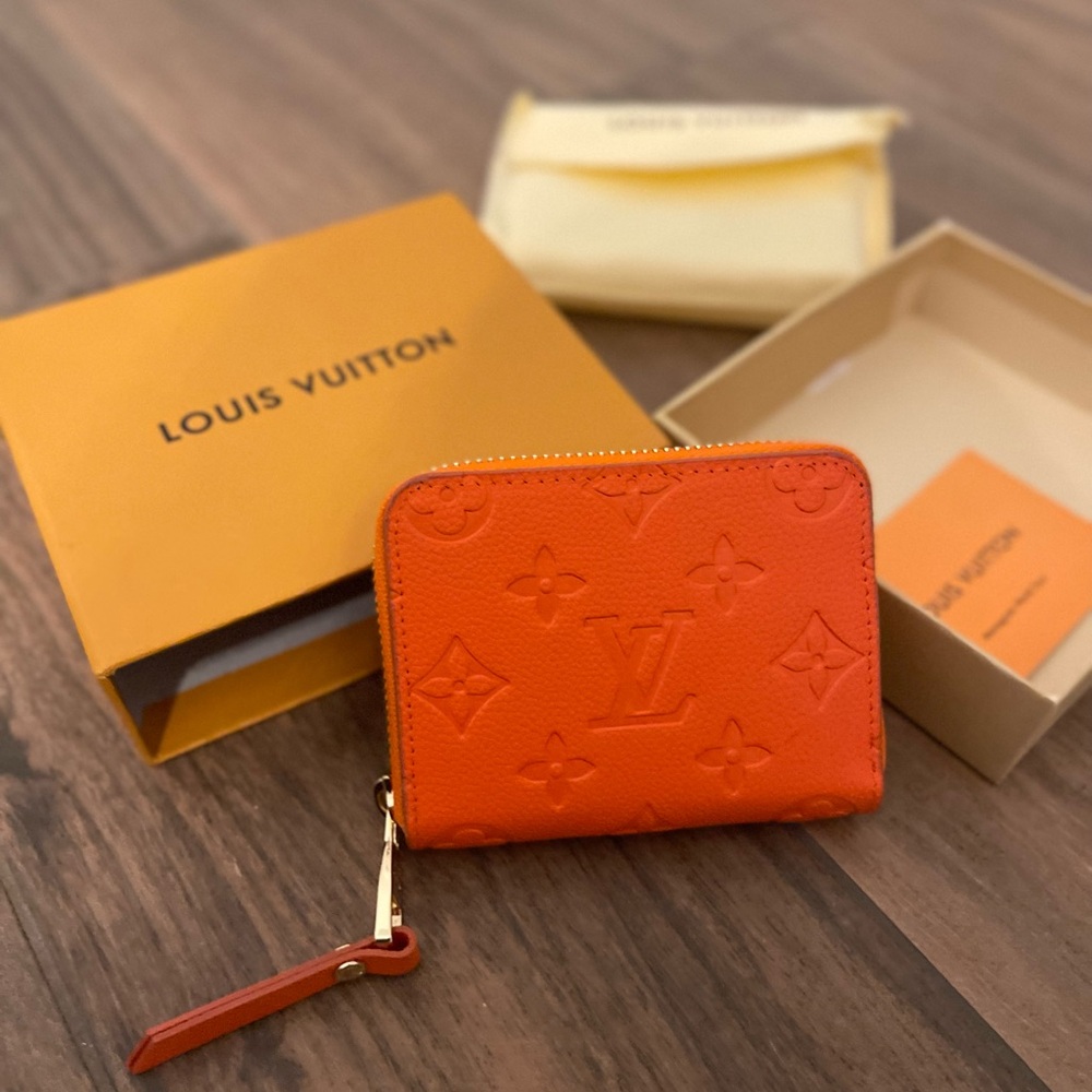 Louis Vuitton Orange Wallet